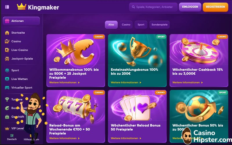 Discover kingmaker casino app